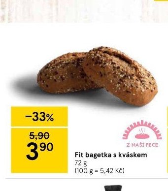 Fit bagetka s kváskem
