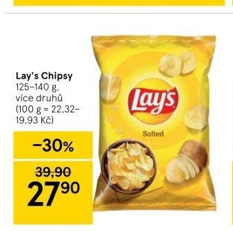 Lay's Chipsy 125-140 g