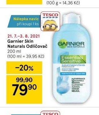 Garnier Skin Naturals Odličovač