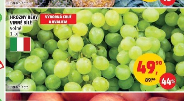 Hrozny révy vinné bílé