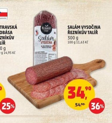 SALÁM VYSOČINA ŘEZNÍKŮV TALÍŘ