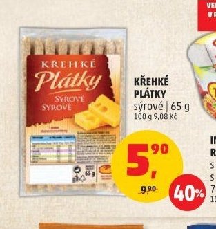 KŘEHKÉ PLÁTKY sýrové