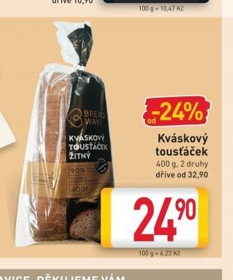 Kváskový toustáček