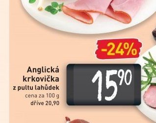 Anglická krkovička z pultu lahůdek
