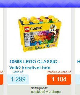 10698 LEGO CLASSIC - Velký kreativní box