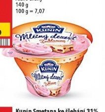 Kunín Mléčný dezert