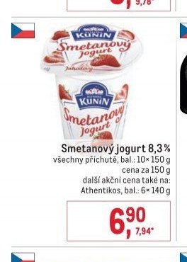 Smetanový jogurt 8,3%