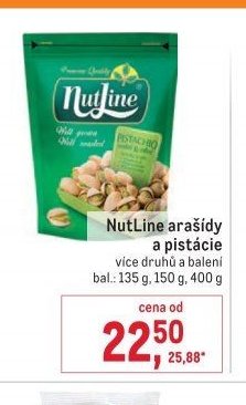NutLine arašídy a pistácie
