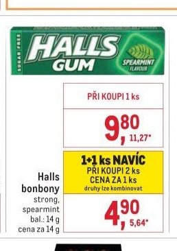 Halls bonbony