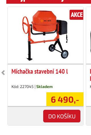Míchačka stavební 140 l - UNI HOBBY akcniletaky.com