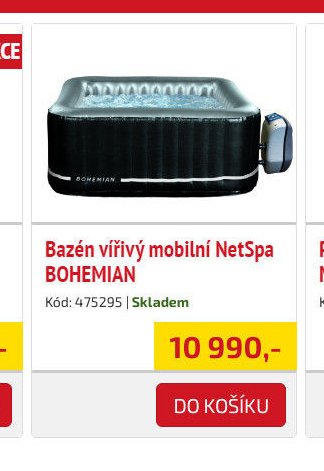 Bazén vířivý mobilní NetSpa BOHEMIAN - UNI HOBBY akcniletaky.com