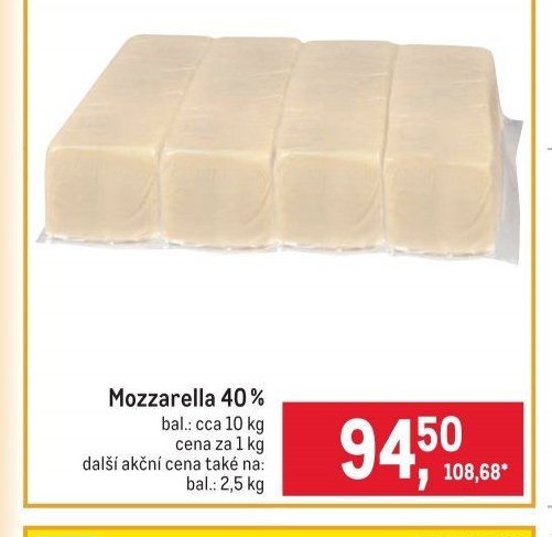 Mozzarella 40%
