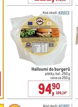 Halloumi do burgerů