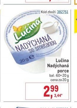 Lučina Nadýchaná porce