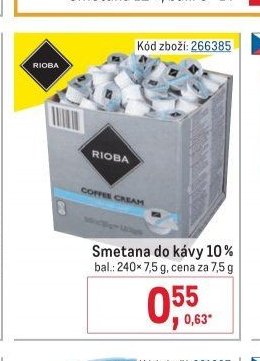 Smetana do kávy 10%