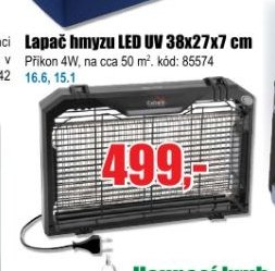 Lapač hmyzu LED UV