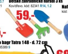 Dětské zahradnické nářadí 3 ks