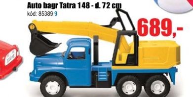 Auto bagr Tatra 148 - d. 72 cm