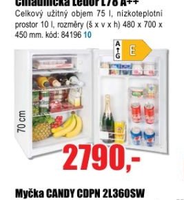 Chladnička Ledor L78 A++