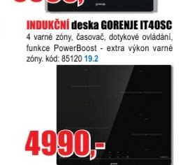 INDUKČNÍ deska GORENJE IT40SC