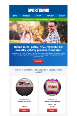 akční leták Sportisimo 22.7.2021-27.7.2021