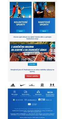 akční leták Sportisimo 22.7.2021-27.7.2021