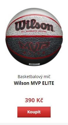 Basketbalový míč Wilson MVP ELITE