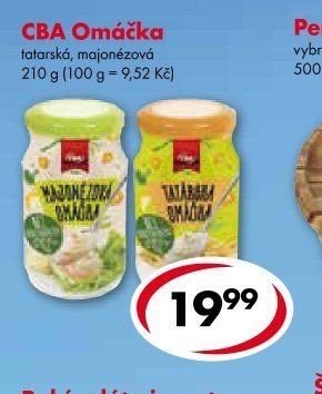 CBA Omáčka tatarská, majonézová