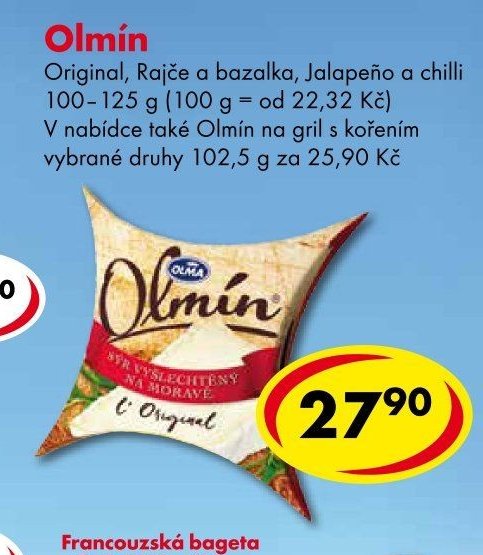 Olmín Original, Rajče a bazalka, Jalapeňo a chilli