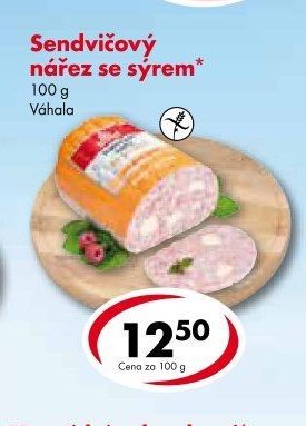 Sendvičový nářez se sýrem