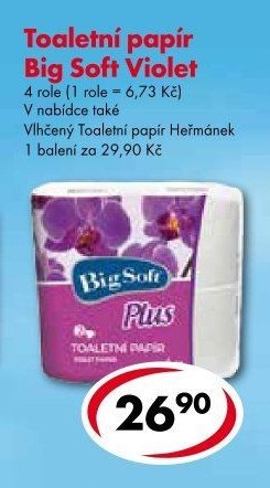 Toaletní papír Big Soft Violet