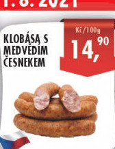 Klobása s medvědím česnekem