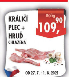 Králičí plec s hrudí