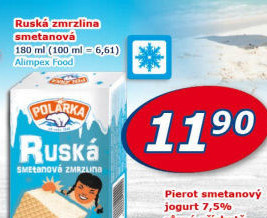 Ruská zmrzlina Polarka