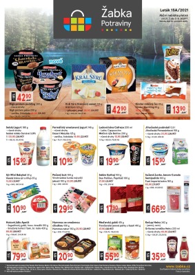 akční leták Žabka 21.7.2021-3.8.2021