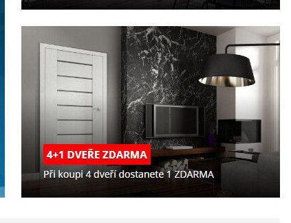 4+1 dveře zdarma