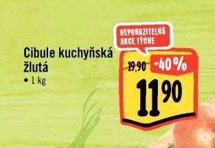 Cibule kuchyňská žlutá