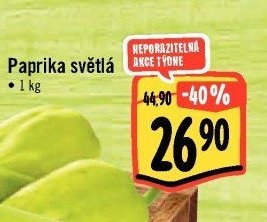 Paprika světlá