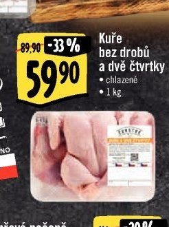 Kuře bez drobů a dvě čtvrtky