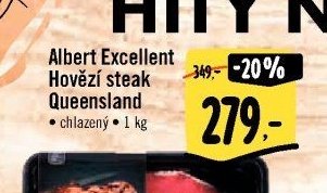 Albert Excellent Hovězí steak Queensland