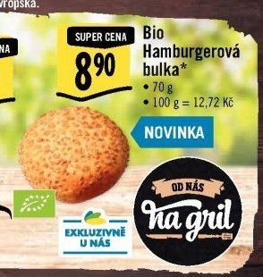 Bio Hamburgerová bulka