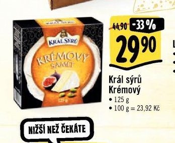 Král sýrů Krémový