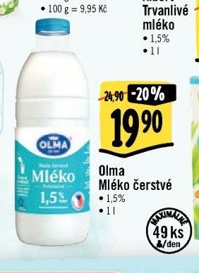 Olma Mléko čerstvé