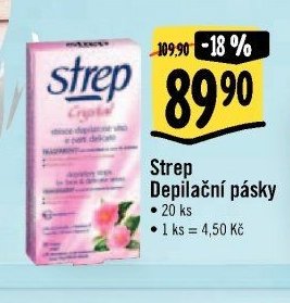 Strep Depilační pásky