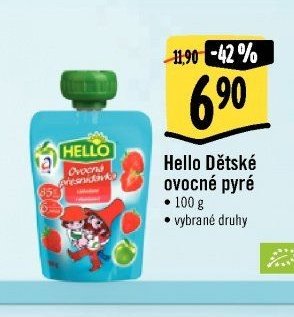 Hello Dětské ovocné pyré