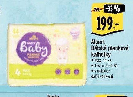 Albert Dětské plenkové kalhotky