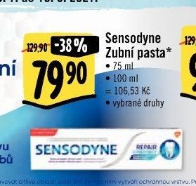 Sensodyne Zubní pasta (Repair & Protect)