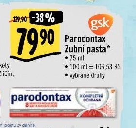 Parodontax Zubní pasta