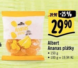 Ananas sušený Albert