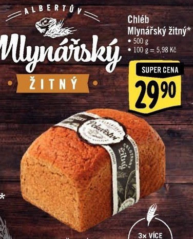 Chléb Mlynářský žitný Albert